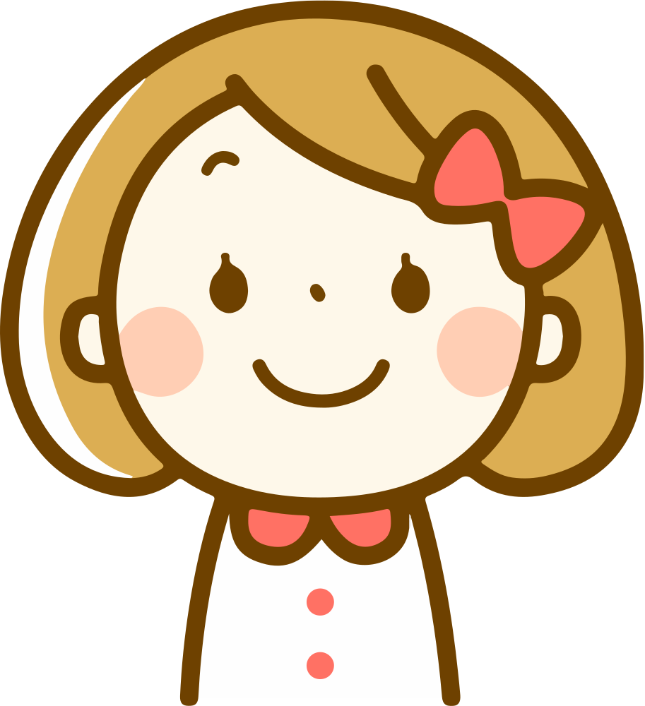 OnlineLabels Clip Art Smiling girl